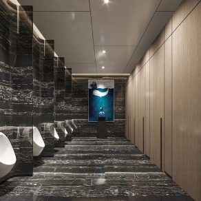 现代公共卫生间3D模型下载